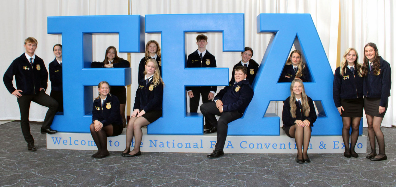 High School FFA Members at the National Convention